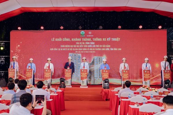 Phú Cường Group khởi công dự án nhà ở xã hội tại khu hành chính & dân cư phường Long Châu, tỉnh Vĩnh Long - Chào mừng Đại hội đại biểu toàn quốc lần thứ XIV của Đảng